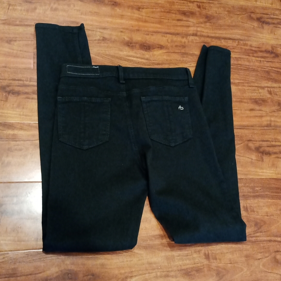 rag & bone / jean Forest Green Skinny Jeans, 27 - Picture 6 of 10